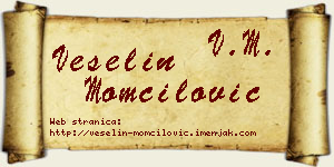 Veselin Momčilović vizit kartica